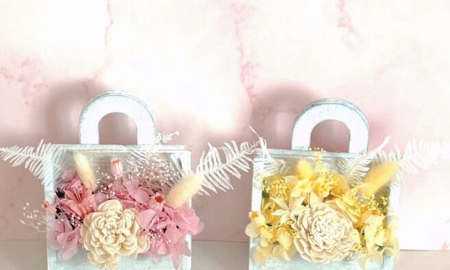 香りも楽しめる♪春色フラワーバック作り【つくる】